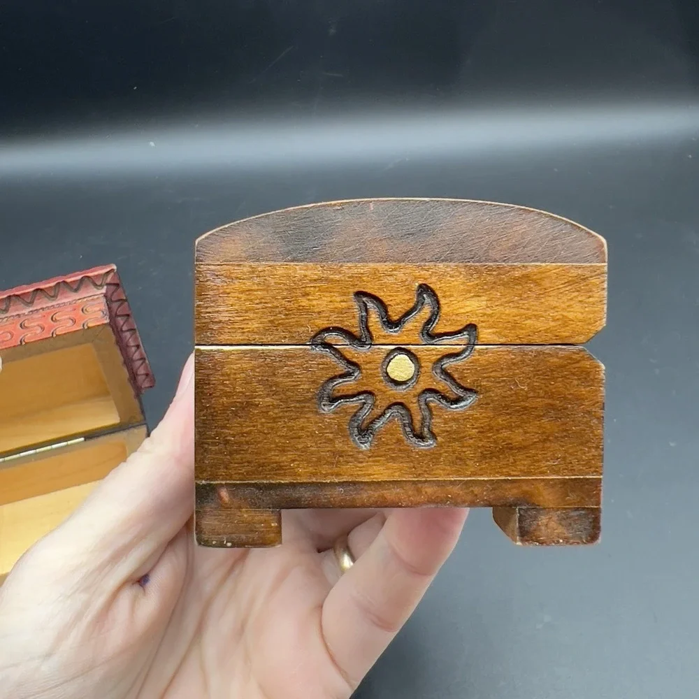 Handmade wooden carved